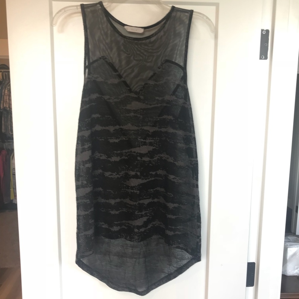 Sheer burnout style tank